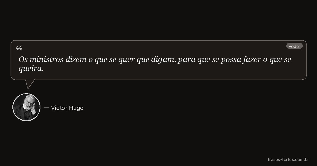 Frase de Victor Hugo