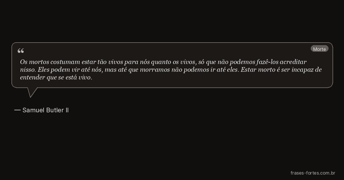 Frase de Samuel Butler II