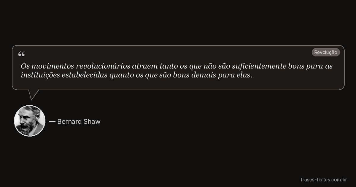 Frase de Bernard Shaw