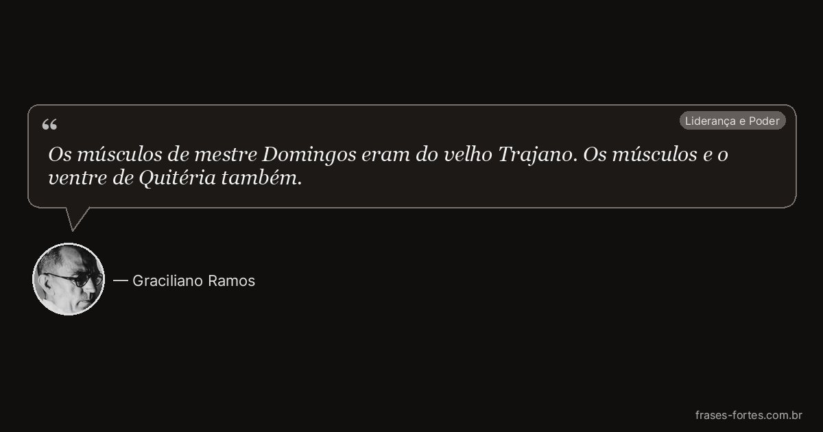 Frase de Graciliano Ramos
