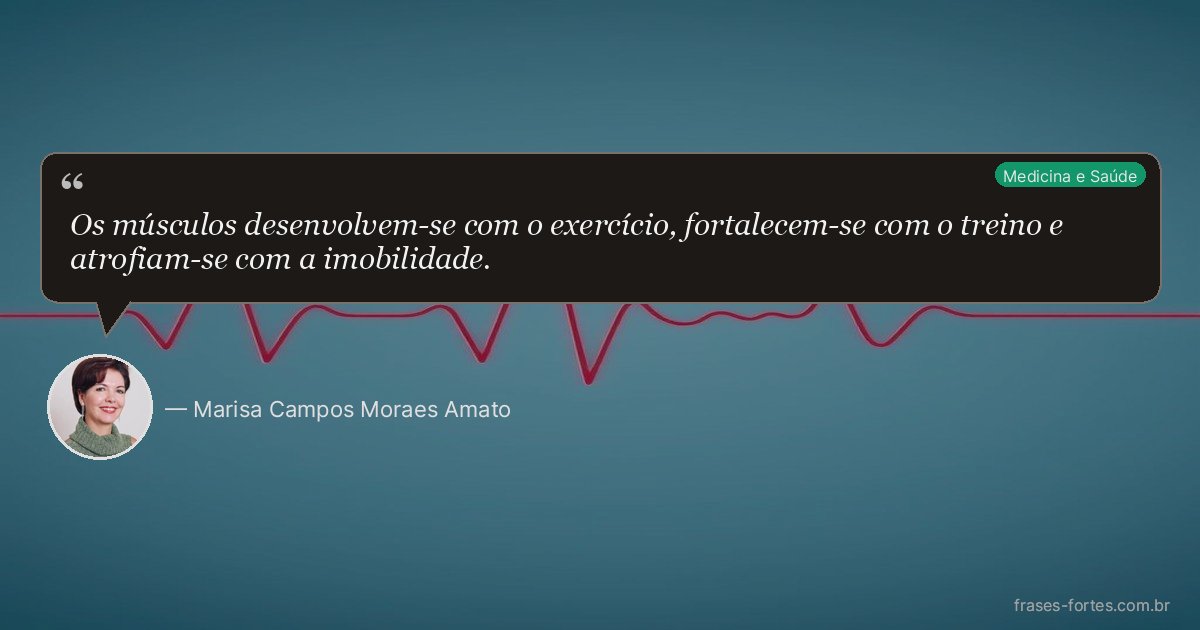 Frase de Marisa Campos Moraes Amato