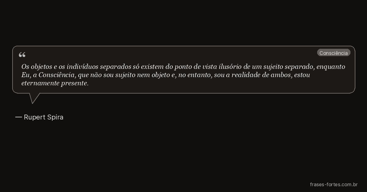 Frase de Rupert Spira