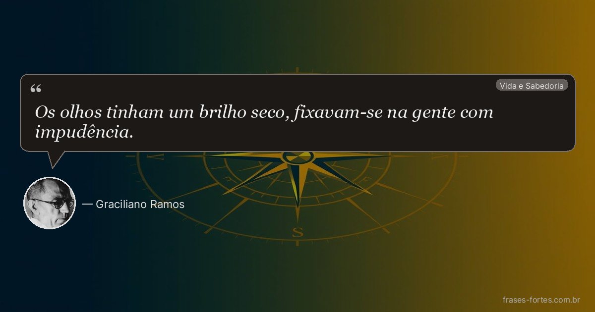 Frase de Graciliano Ramos