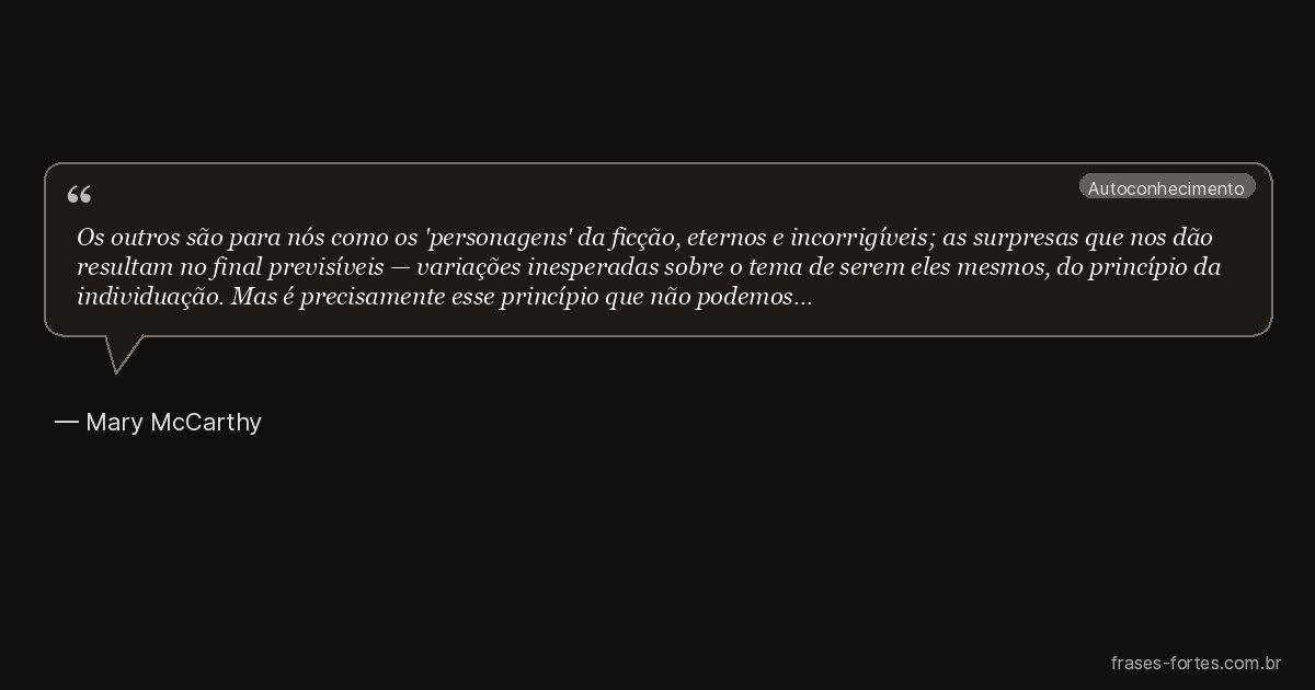 Frase de Mary McCarthy