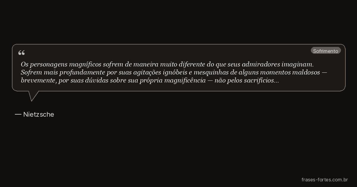 Frase de Nietzsche
