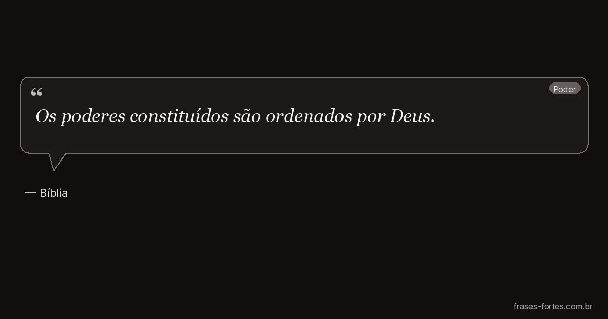 Frase de Bíblia