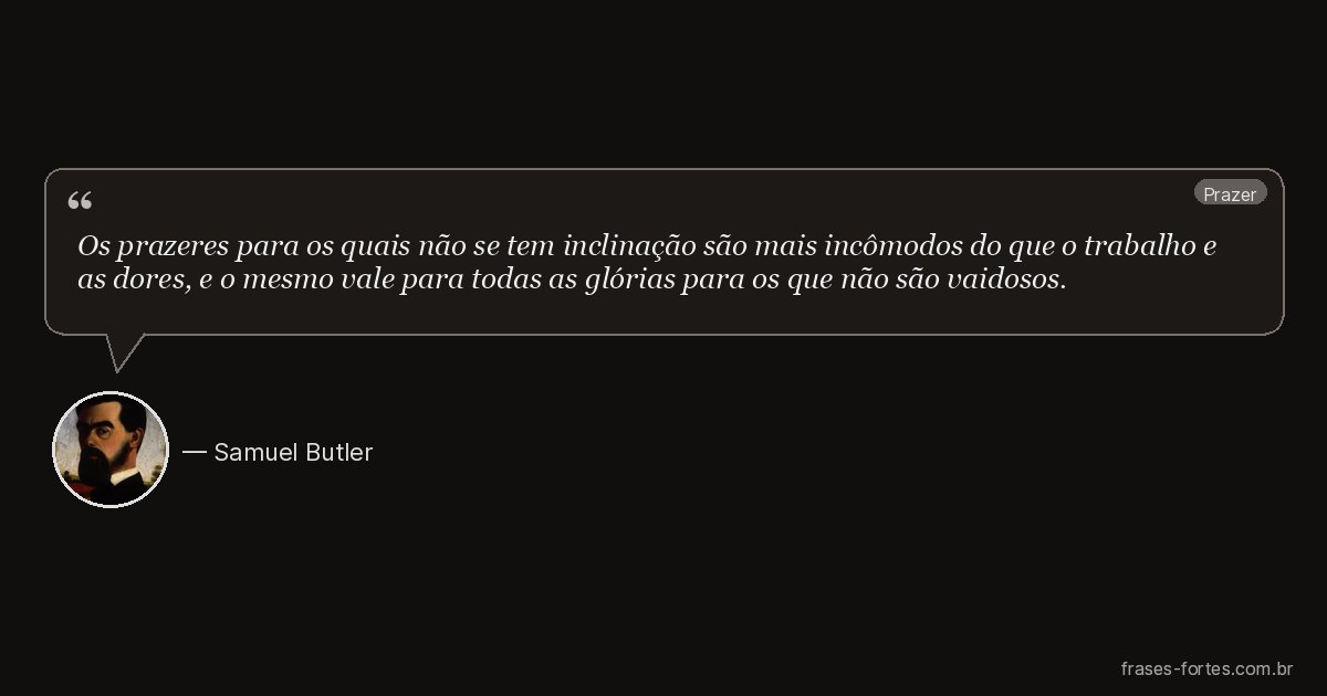 Frase de Samuel Butler