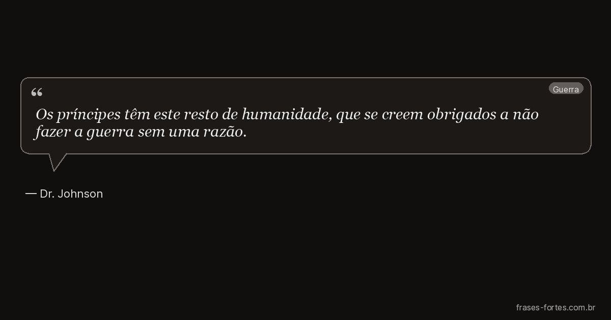 Frase de Dr. Johnson