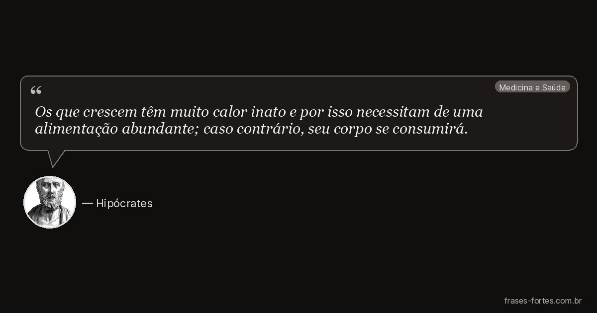 Frase de Hipócrates