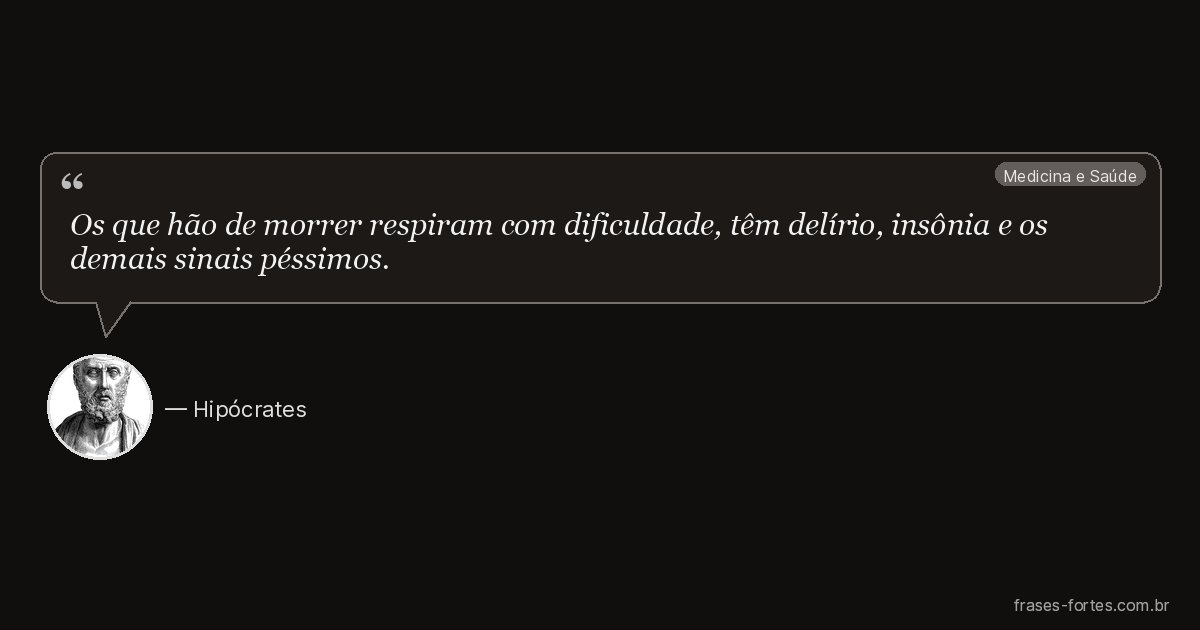 Frase de Hipócrates