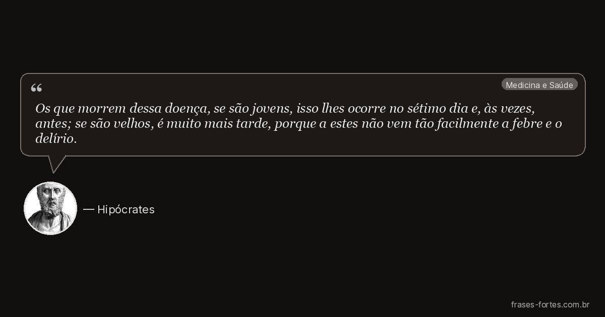 Frase de Hipócrates