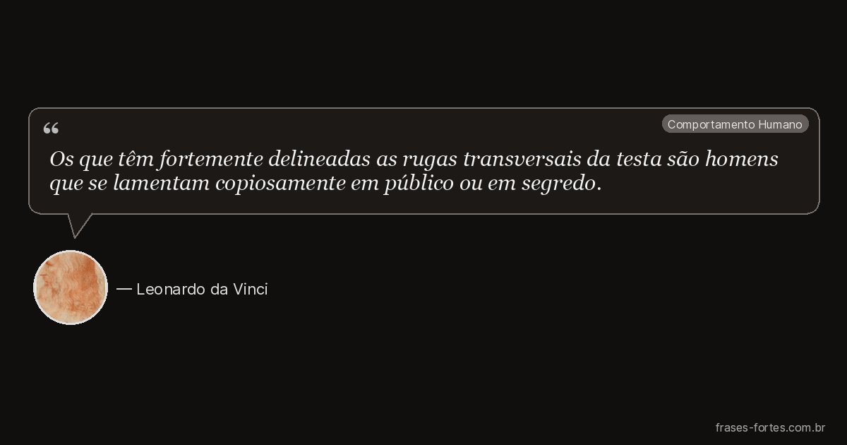 Frase de Leonardo da Vinci