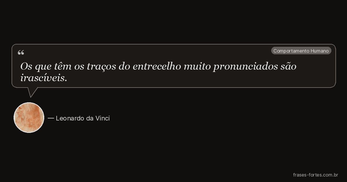 Frase de Leonardo da Vinci
