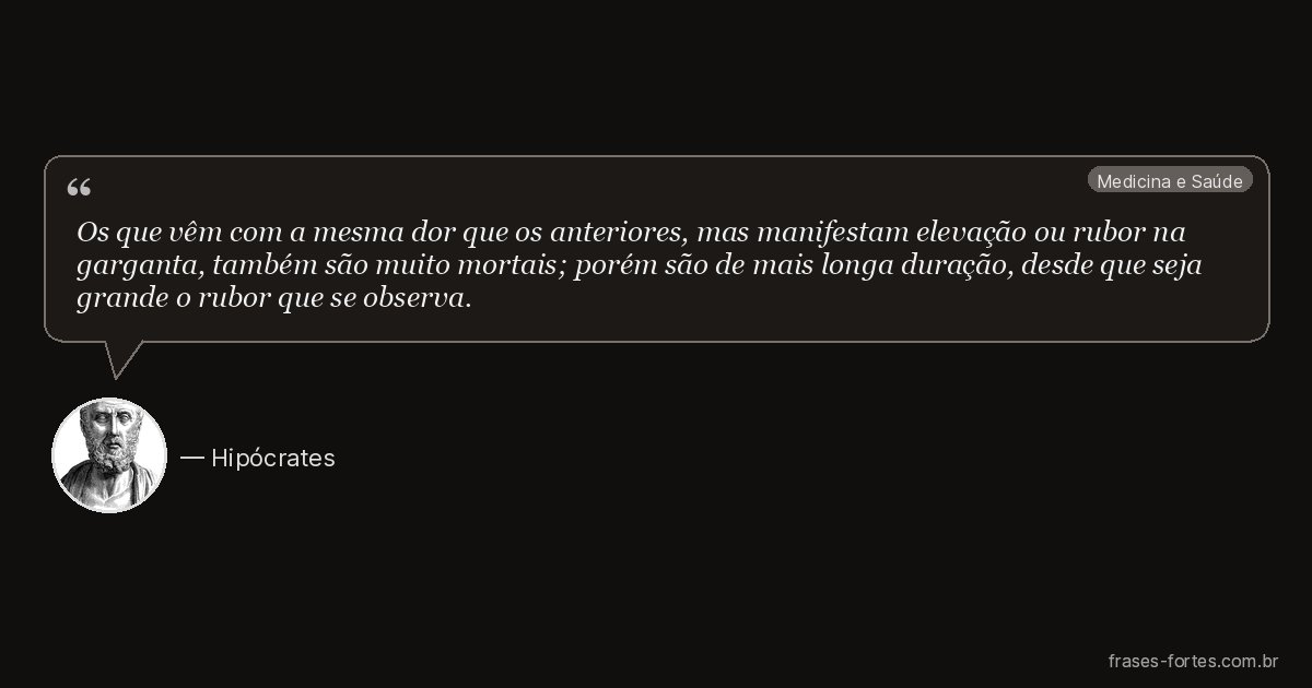Frase de Hipócrates