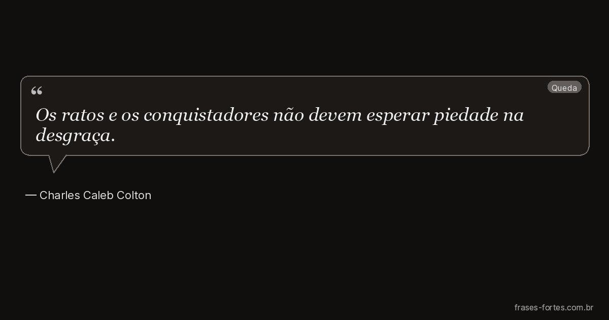 Frase de Charles Caleb Colton
