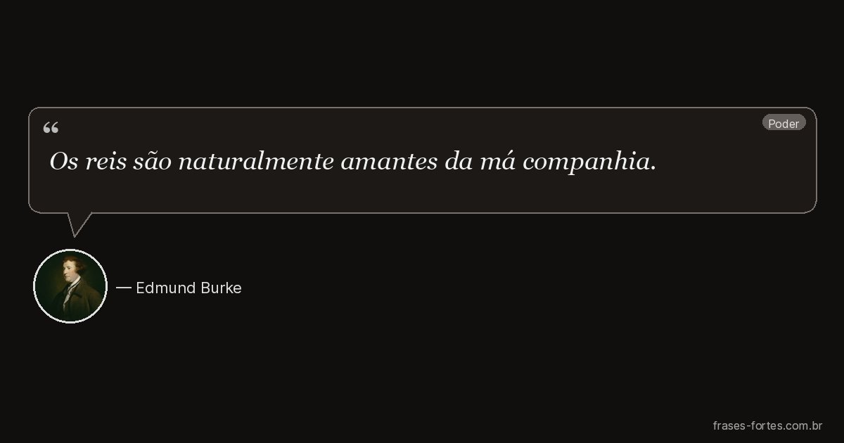 Frase de Edmund Burke