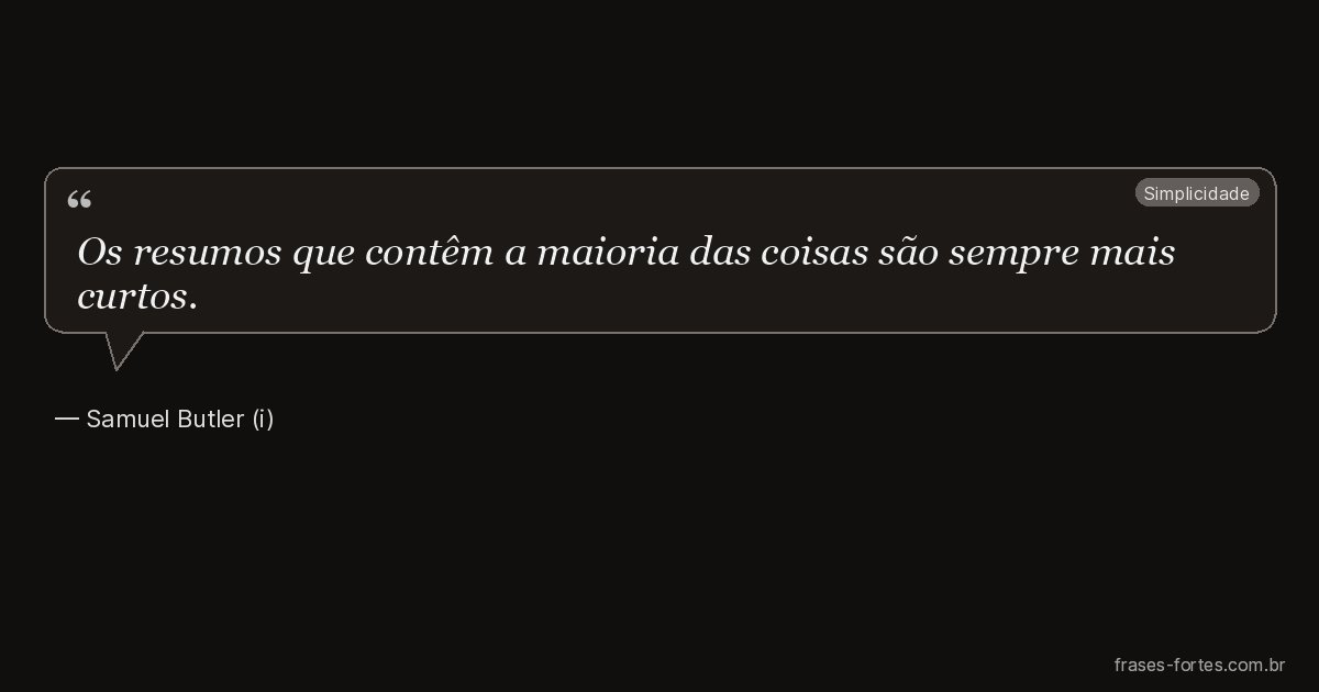 Frase de Samuel Butler (i)