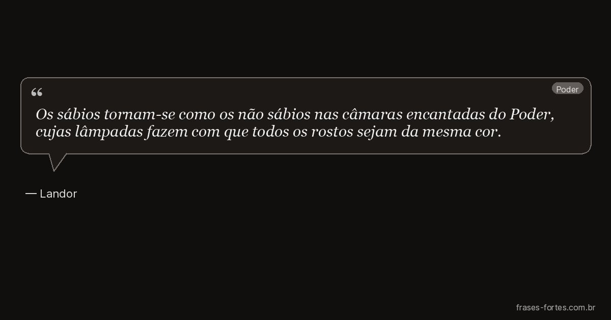 Frase de Landor