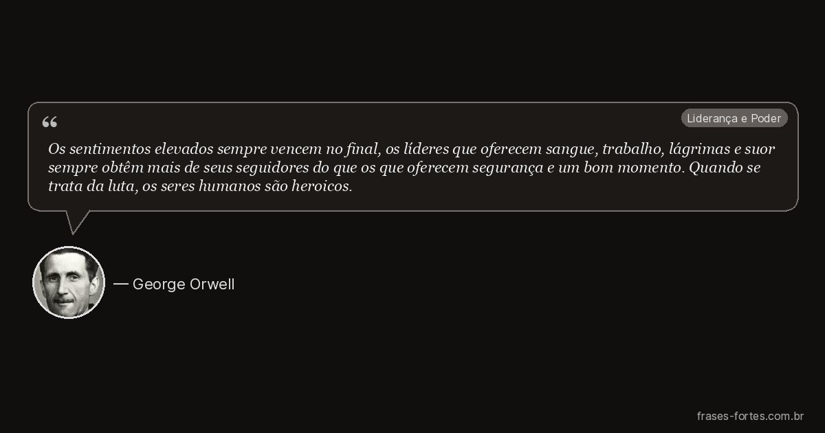 Frase de George Orwell
