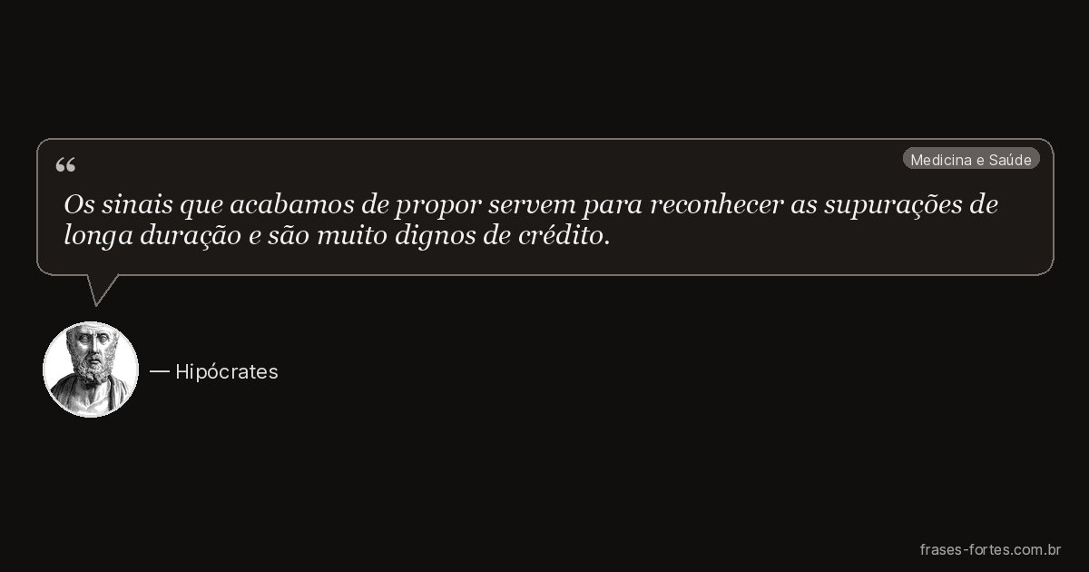 Frase de Hipócrates