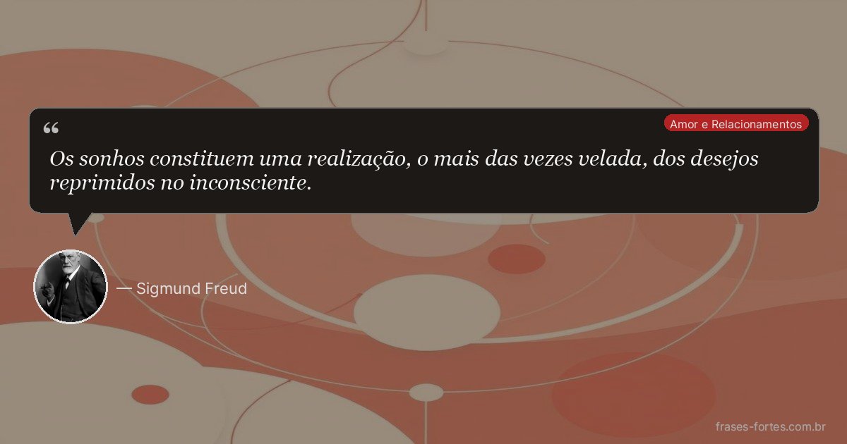Frase de Sigmund Freud