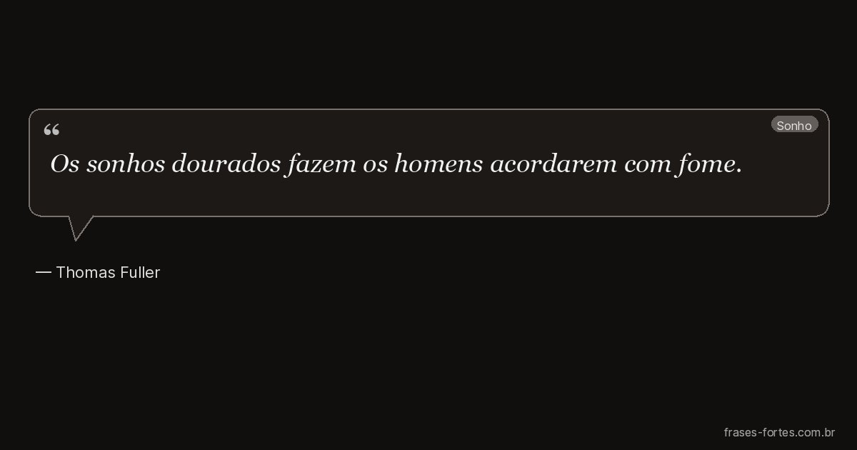 Frase de Thomas Fuller