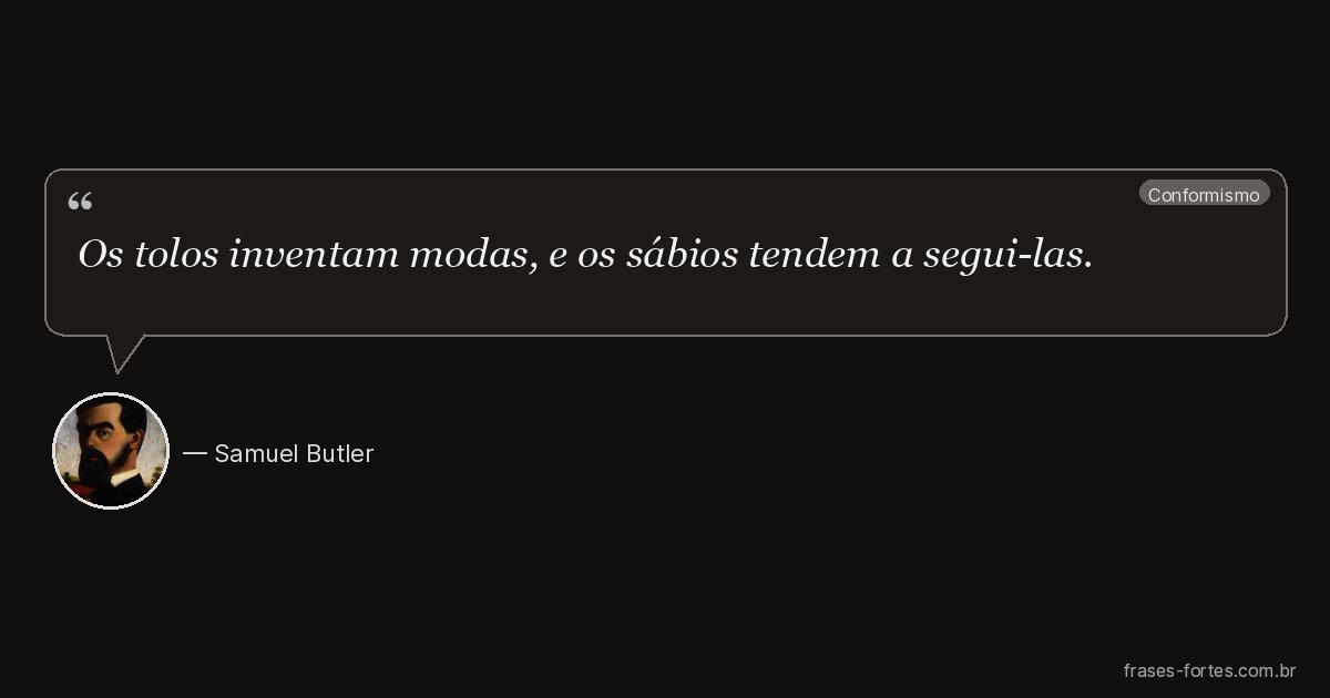 Frase de Samuel Butler