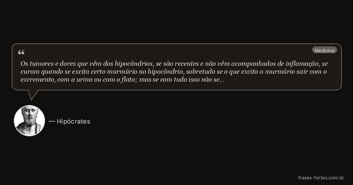 Frase de Hipócrates