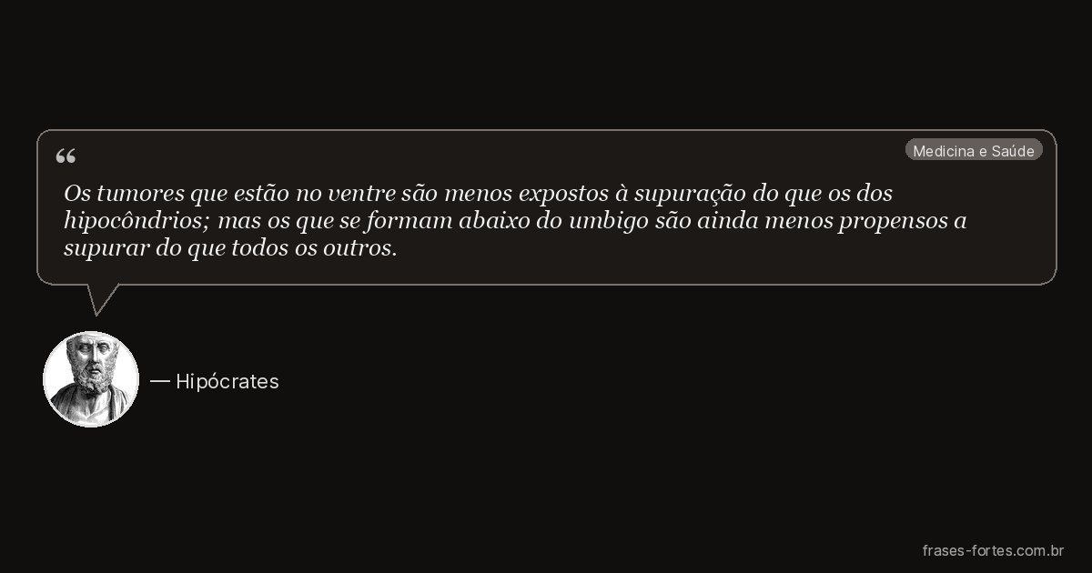 Frase de Hipócrates