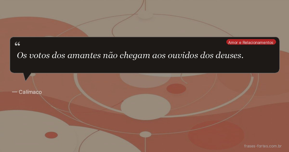 Frase de Calímaco
