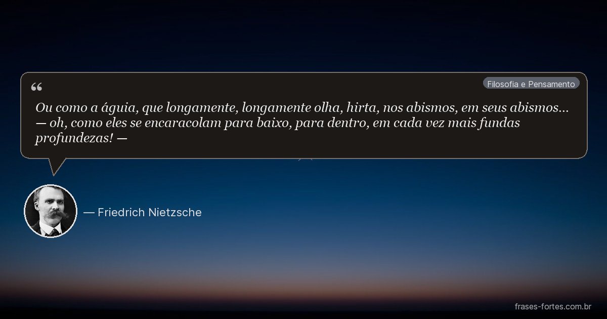 Frase de Friedrich Nietzsche