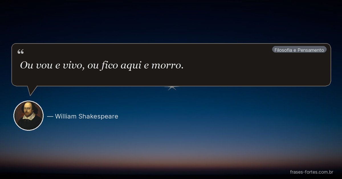 Frase de William Shakespeare