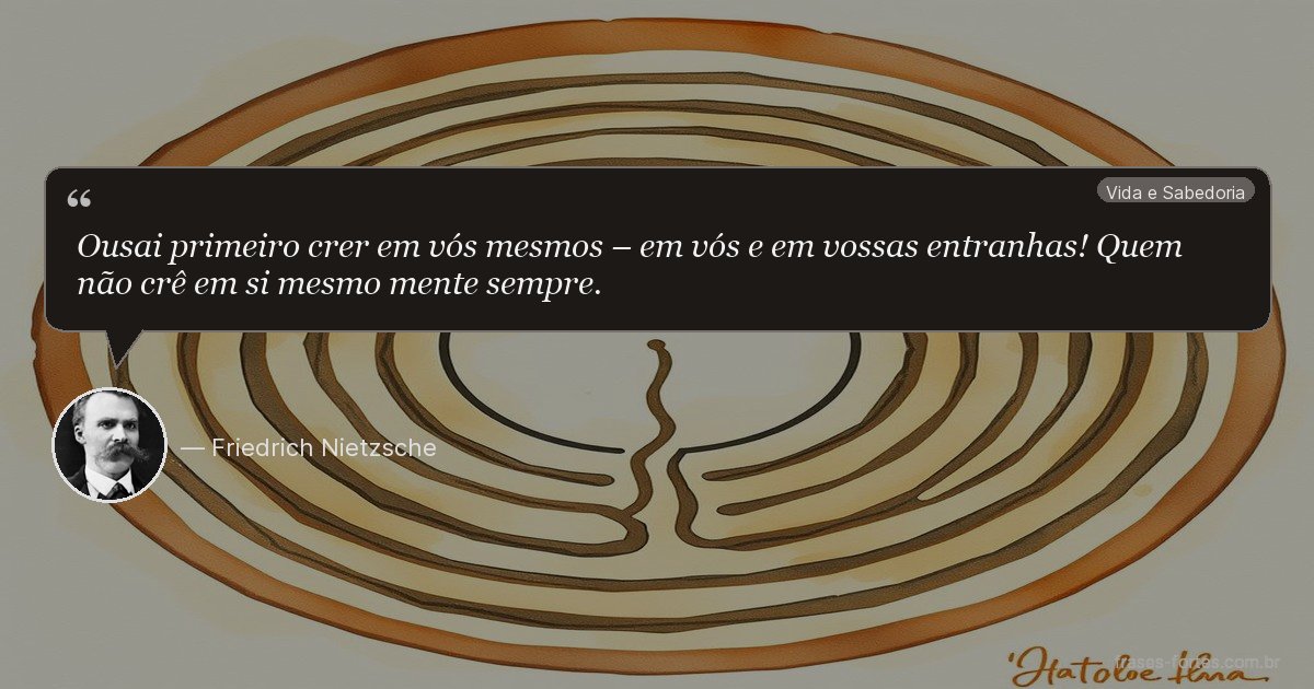 Frase de Friedrich Nietzsche