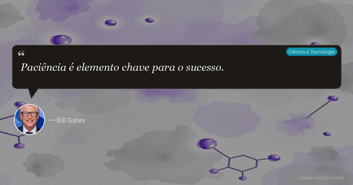 Frase de Bill Gates