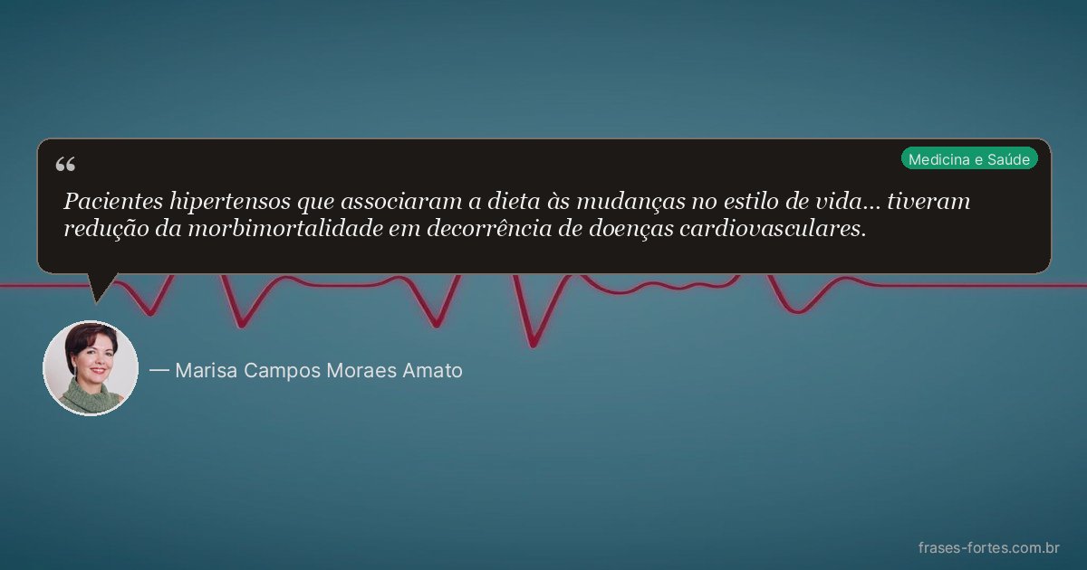 Frase de Marisa Campos Moraes Amato