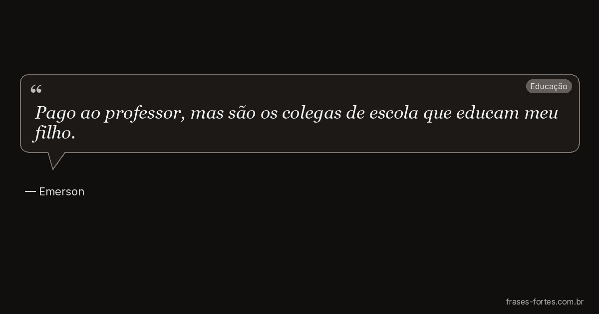 Frase de Emerson