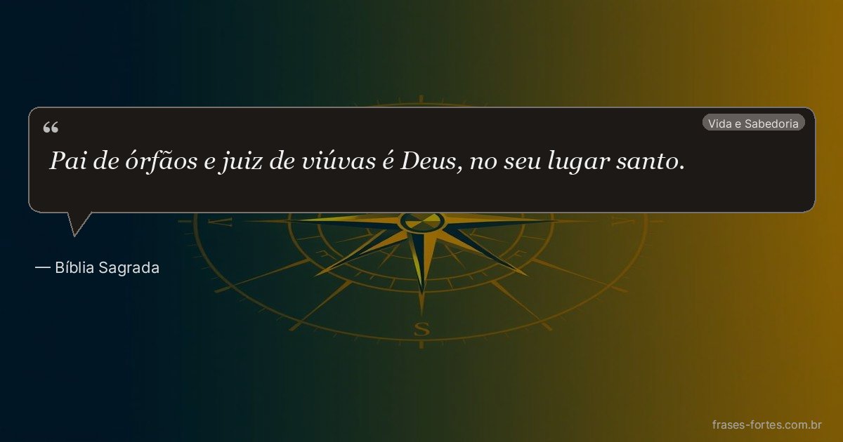 Frase de Bíblia Sagrada