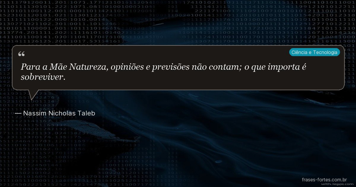 Frase de Nassim Nicholas Taleb