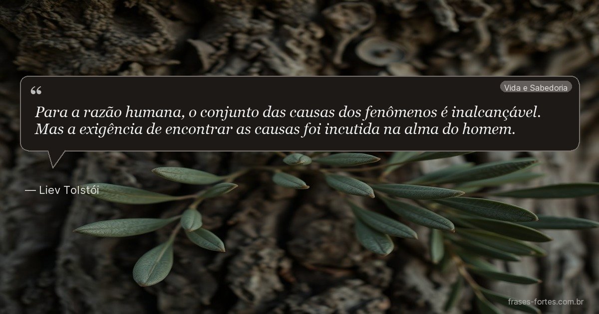 Frase de Liev Tolstói