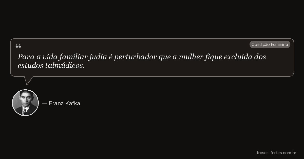Frase de Franz Kafka