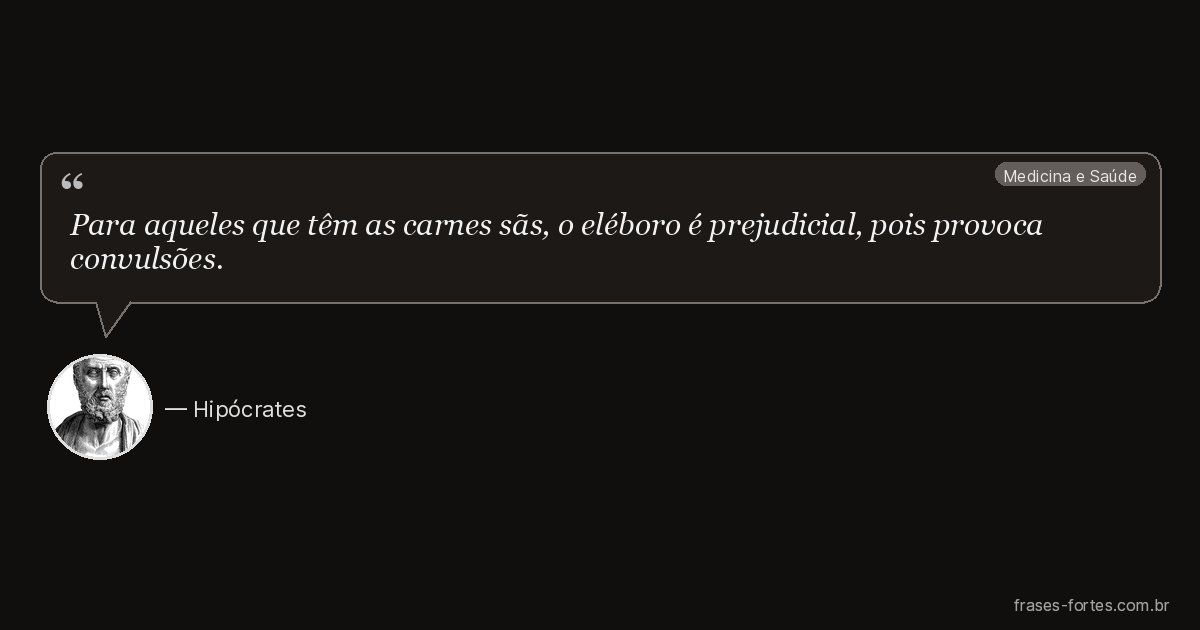 Frase de Hipócrates