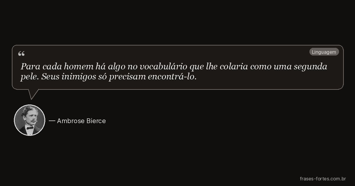 Frase de Ambrose Bierce