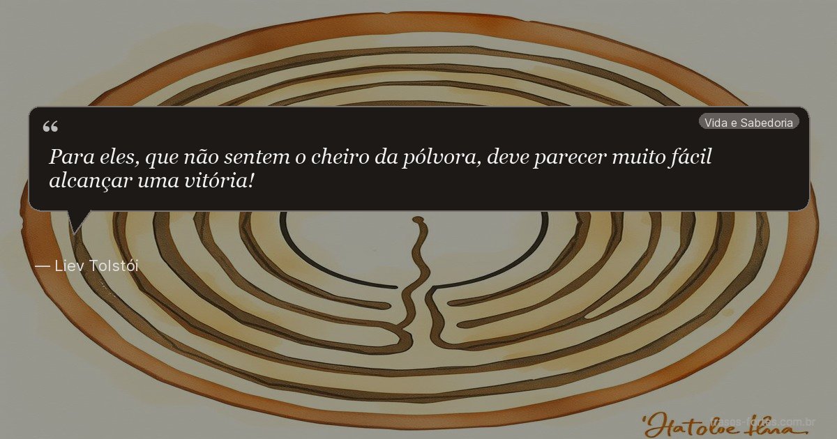 Frase de Liev Tolstói