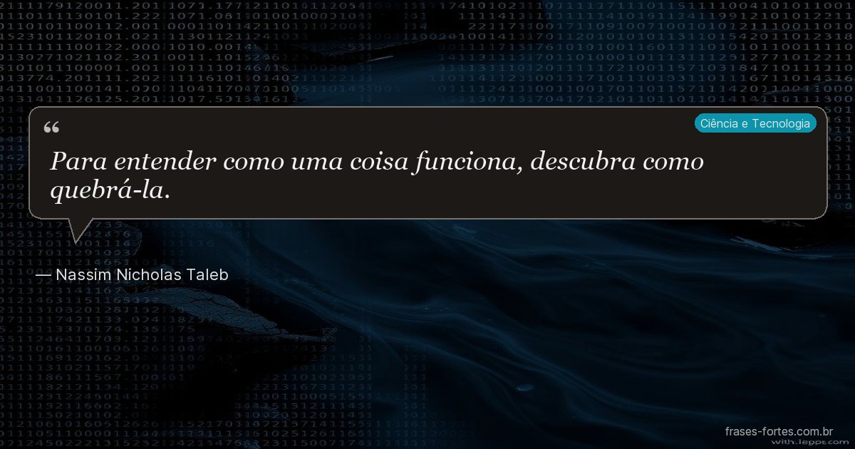 Frase de Nassim Nicholas Taleb