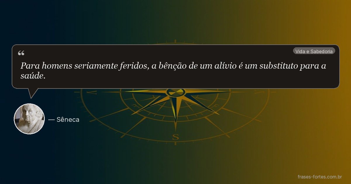 Frase de Sêneca