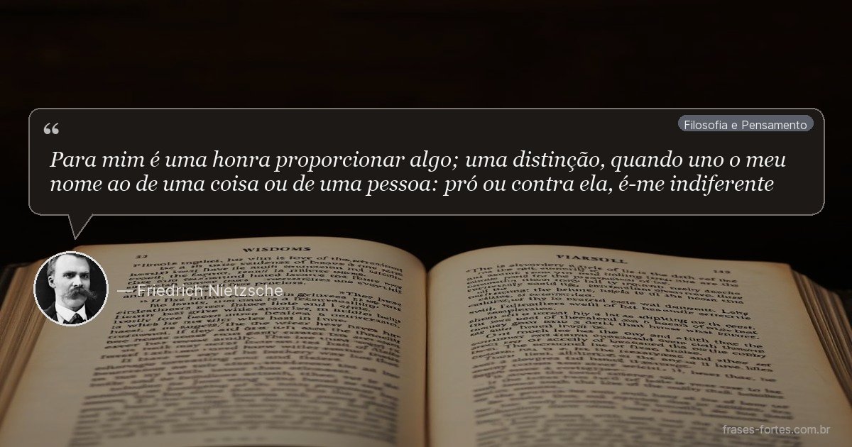 Frase de Friedrich Nietzsche