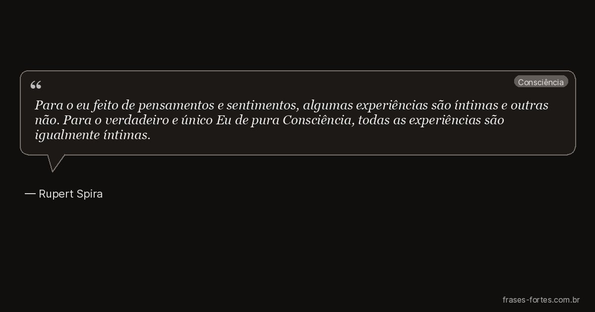 Frase de Rupert Spira
