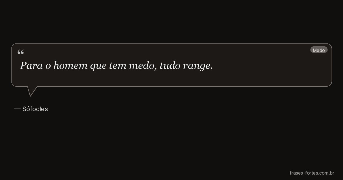 Frase de Sófocles