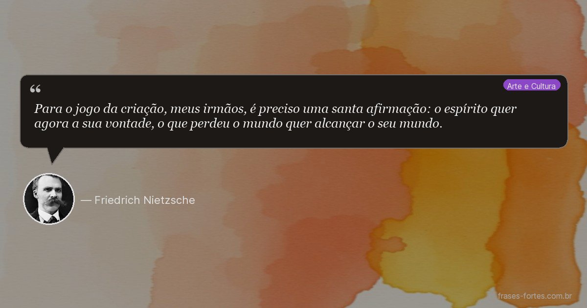 Frase de Friedrich Nietzsche