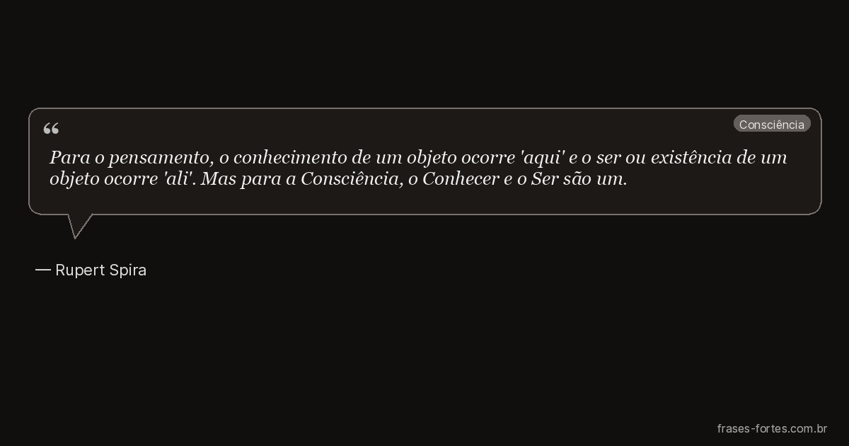 Frase de Rupert Spira